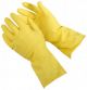 Flock-Lined Latex Cleaning Gloves